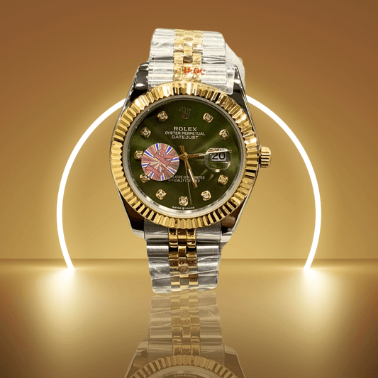 Rolex Datejust Golden Green